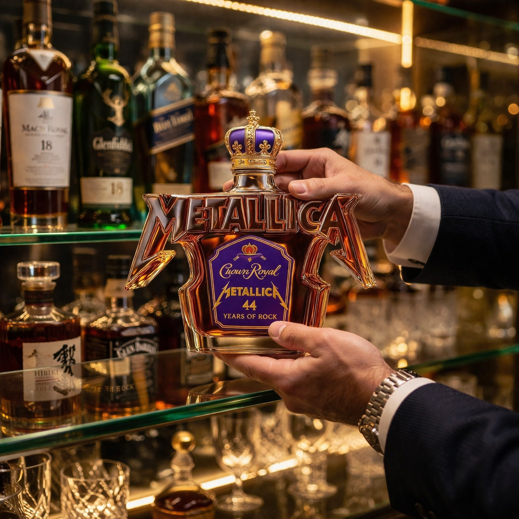 Whiskey Bottle - Metallica Rock Edition