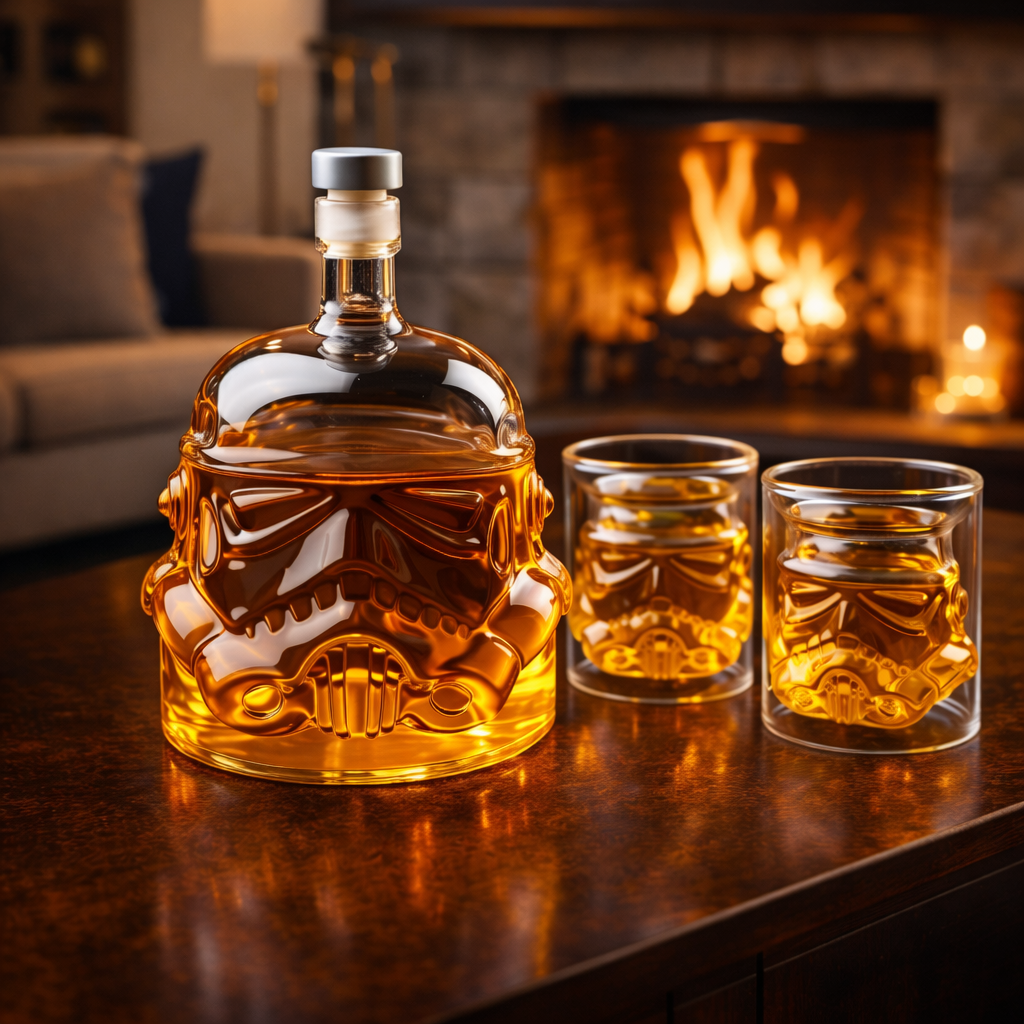 Whisky Bottle - Bottle and Glass Set Edition