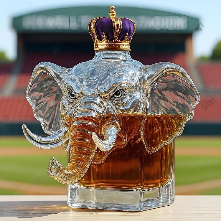 Crown Royal Elephant Whisky Bottle