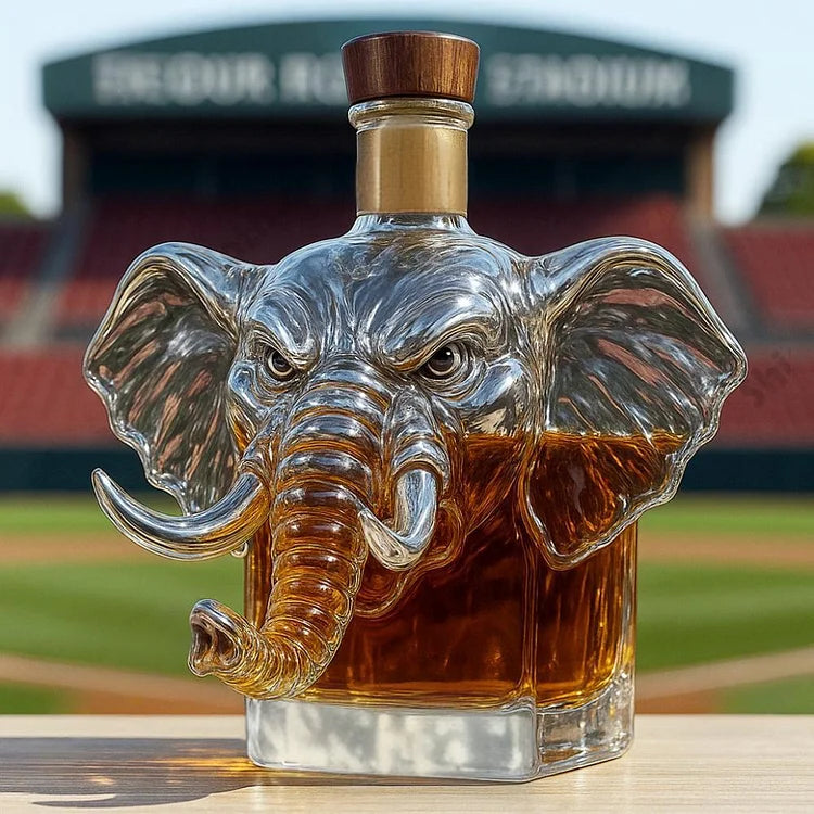 Crown Royal Elephant Whisky Bottle
